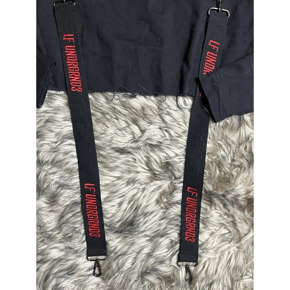 LF The Brand LF UNDRGRND3 Black Cropped Jacket Women Sz S